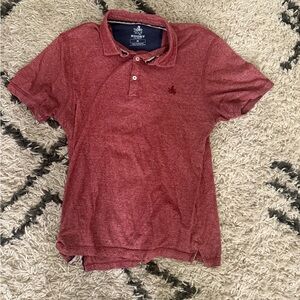 Maroon Rugby Polo Shirt